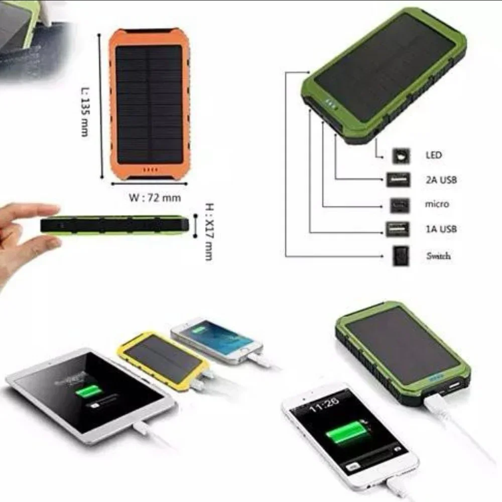Solar Power Bank Phone or Tablet Charger.
